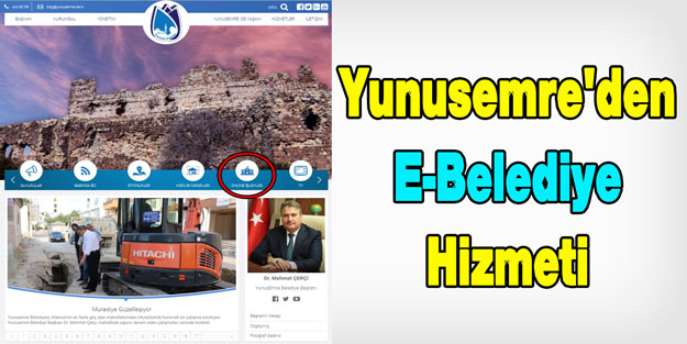 Yunusemre'den E-Belediye Hizmeti