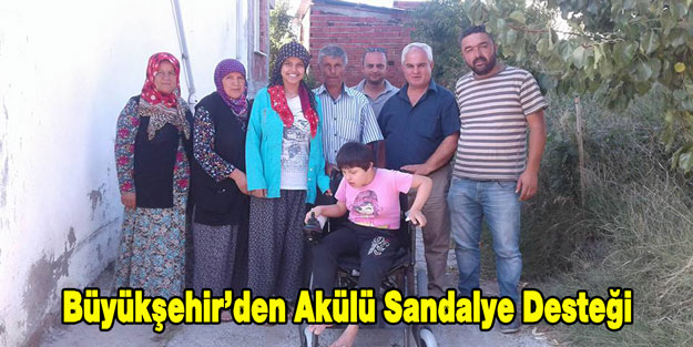 Büyükşehir'den Akülü Sandalye Desteği