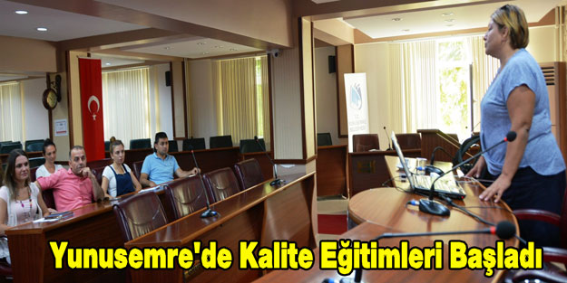 Yunusemre'de Kalite Eğitimleri Başladı